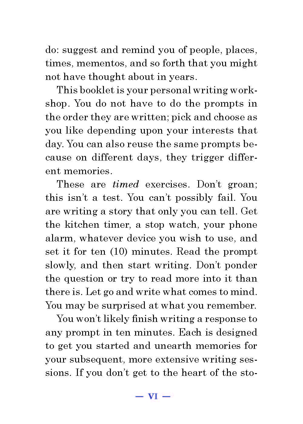 I Remember Book Page vi 2018