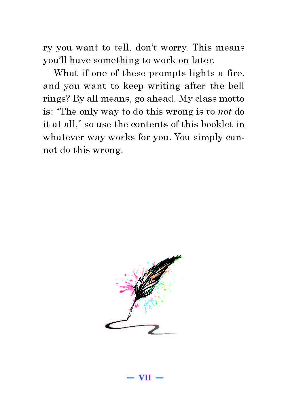 I Remember Book Page vii 2018